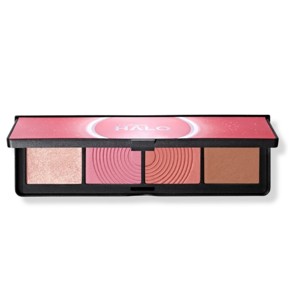New Smashbox Halo Sculpt + Glow Face Palette Pink Saturation